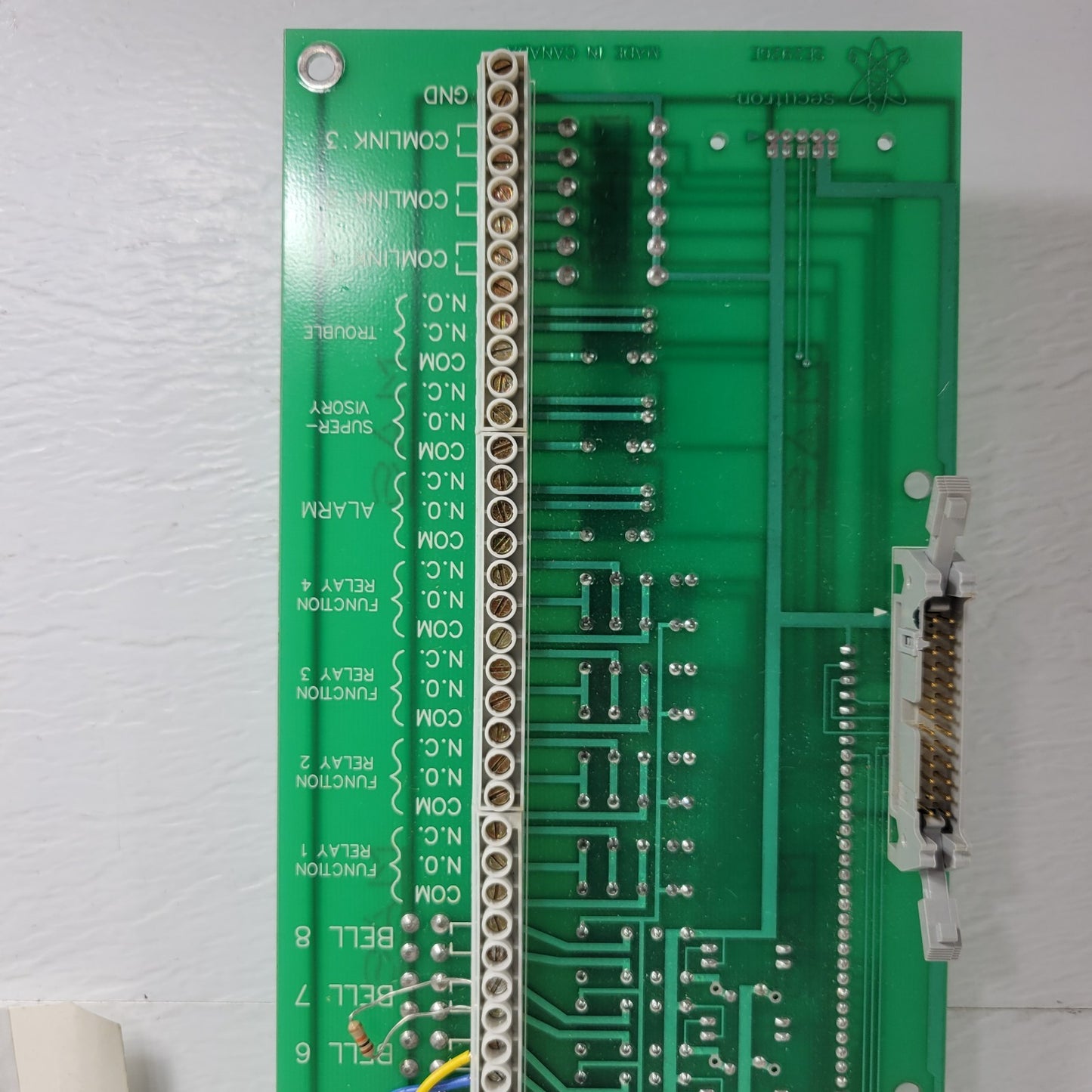 Secutron MAS SE2926E 345-35P Fire Alarm System Printed Circuit Board Securitron