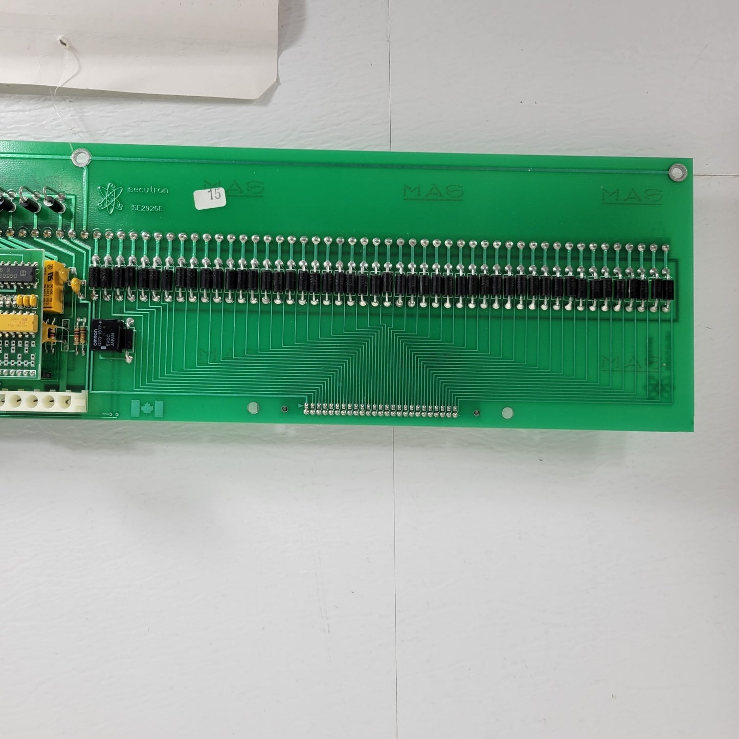 Secutron MAS SE2926E 345-35P Fire Alarm System Printed Circuit Board Securitron