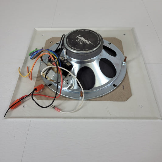 Lowell 810-T72 Speaker Assembly 8" 15W Dual Cone Driver w/ Transformer and Grill