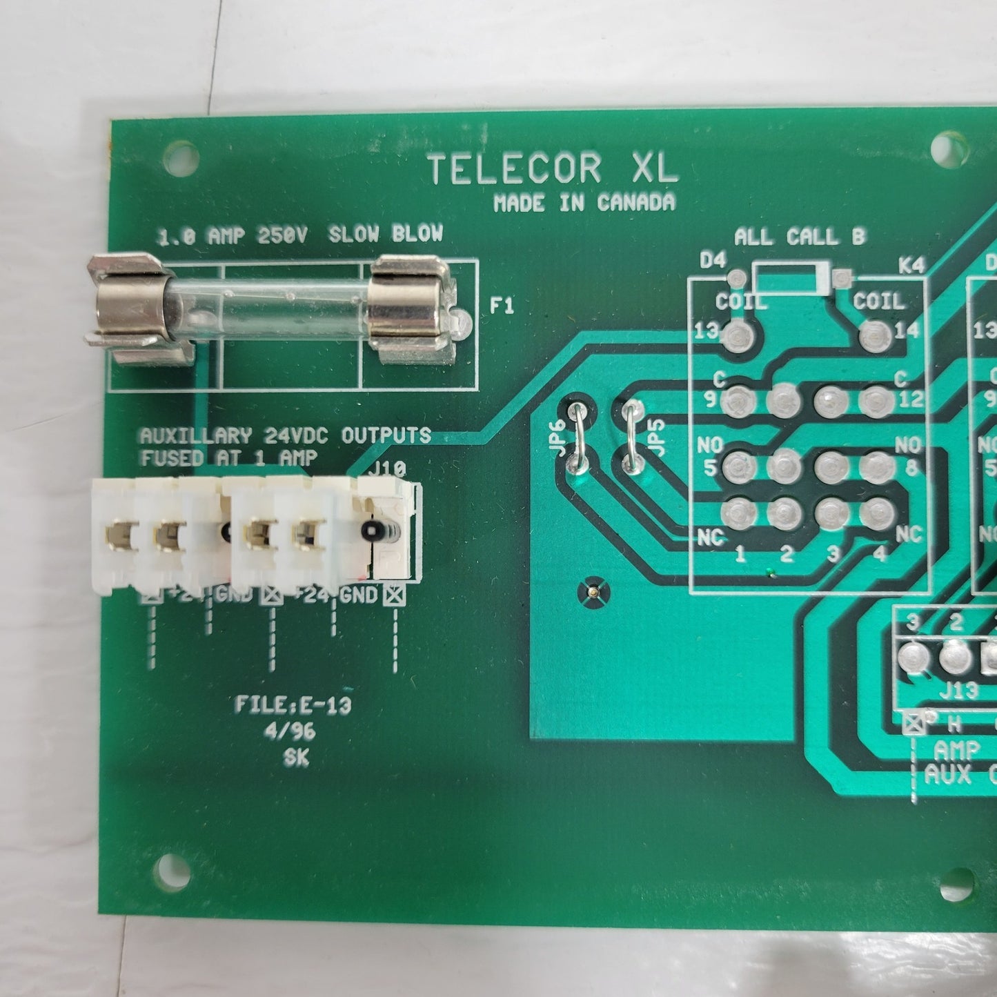 Telecor XL ATP-AX2 REV0 Dual Channel Audio Termination Panel PCB