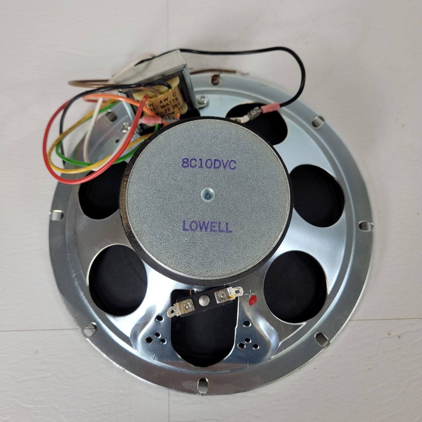 Lowell 8C10DVC 8" Ceiling Speaker Impedance 8" Drum