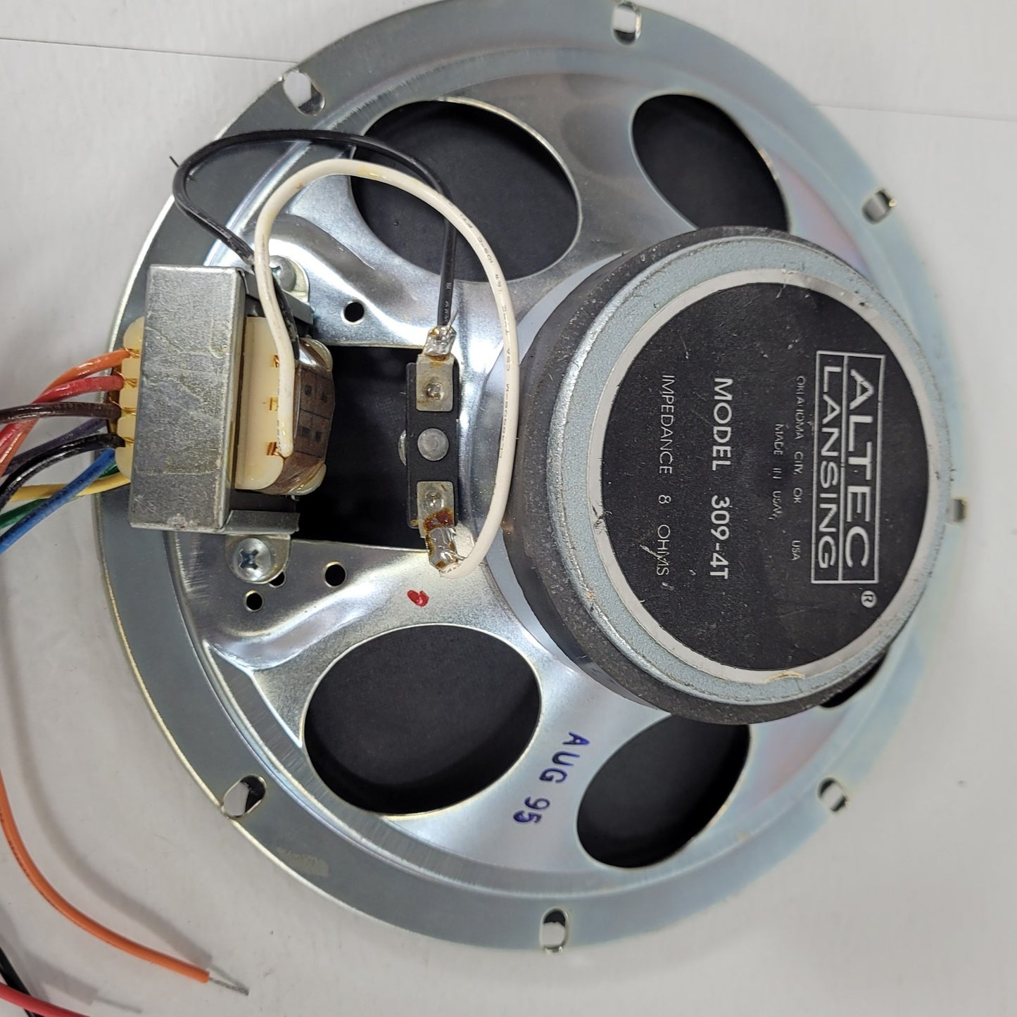 Atlas Sound 309-4T 8" Impedance Speaker 8 ohms Altec Lansing
