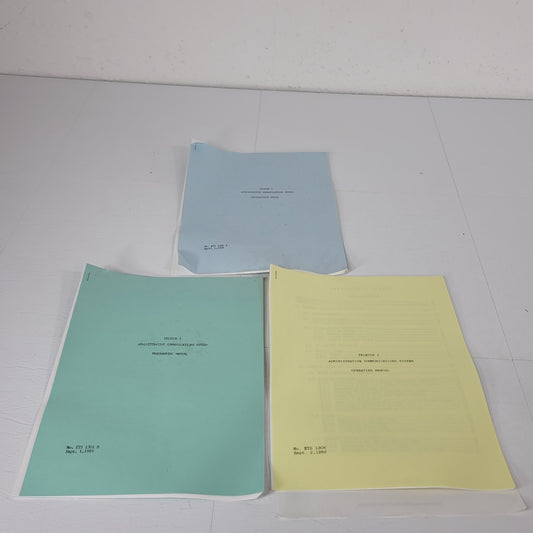 Telecor I Administrative Communications System Programming Instruction Manual