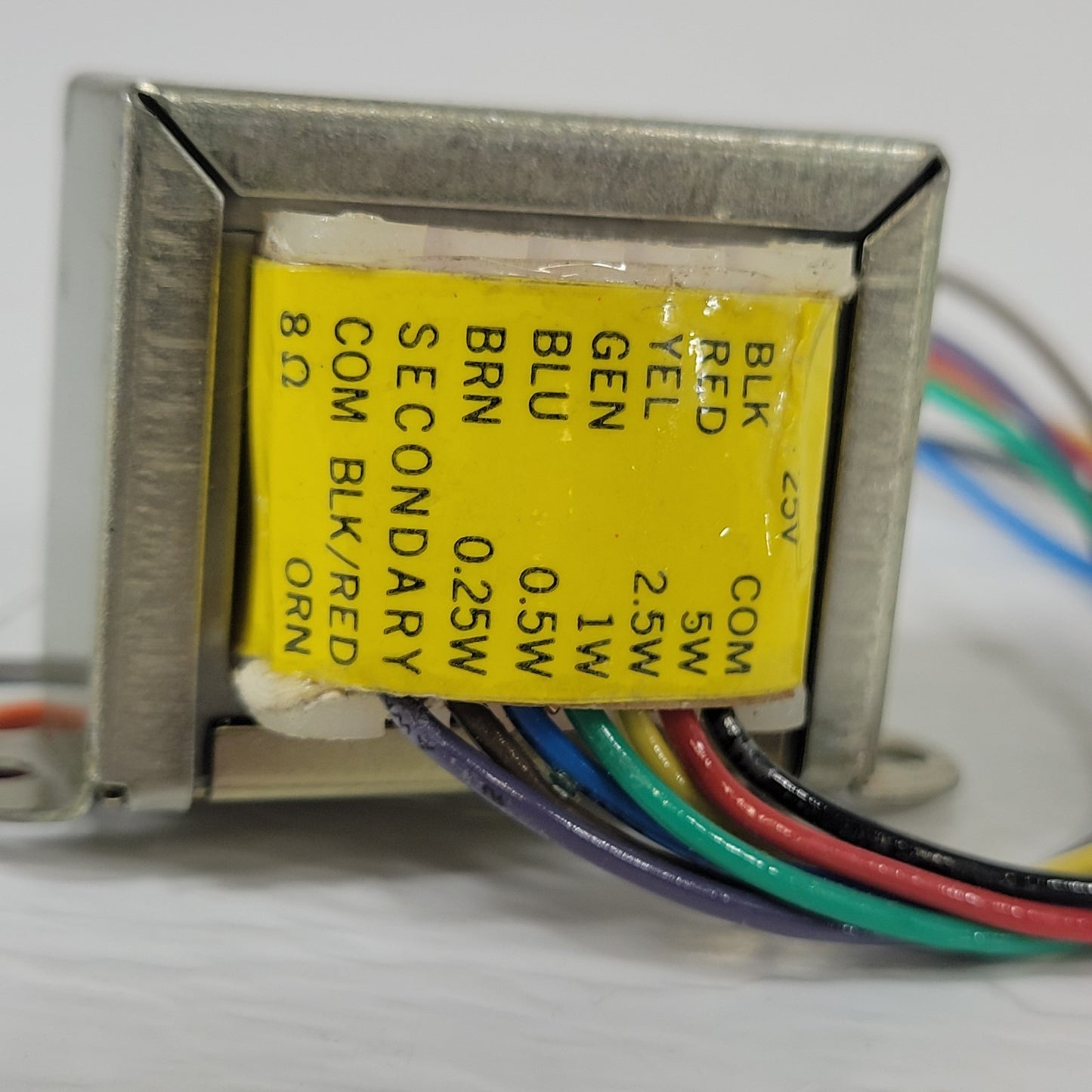 Speco Technologies T-7025/5 Speaker Transformer 25V 70V Multi-Tap AC Voltage