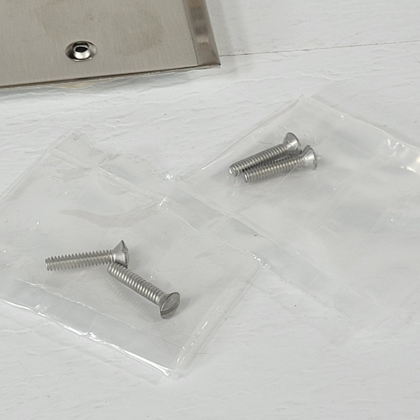 Intercom Speaker With Call Button Metal 2-Gang Double-Gang Wall Plate