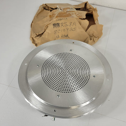 Lowell 8C10T25  8" Speaker With Transformer And RS-8A Metal Grill