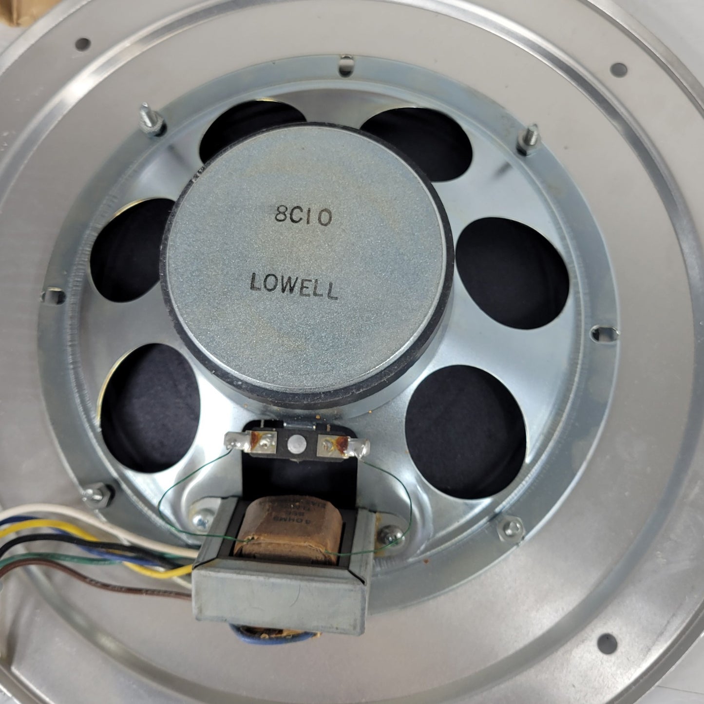 Lowell 8C10T25  8" Speaker With Transformer And RS-8A Metal Grill