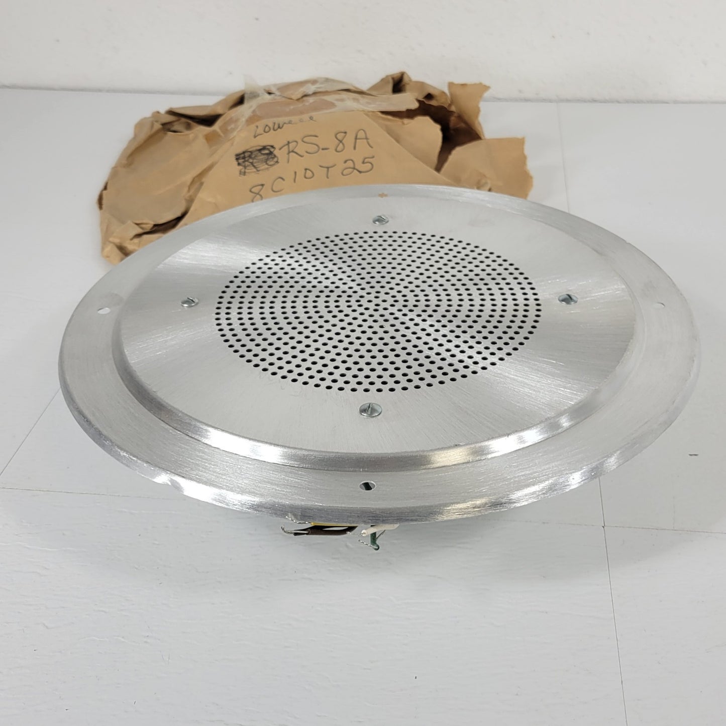Lowell 8C10T25  8" Speaker With Transformer And RS-8A Metal Grill