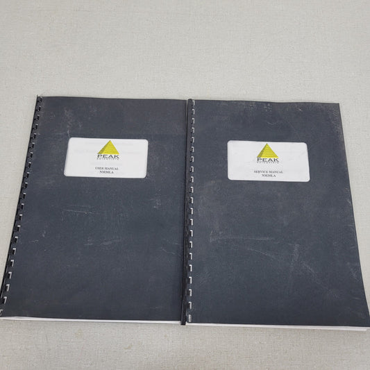 Peak Scientific Nitrogen Generator NM30LA User Manual Rev8 Service Manual Rev 9