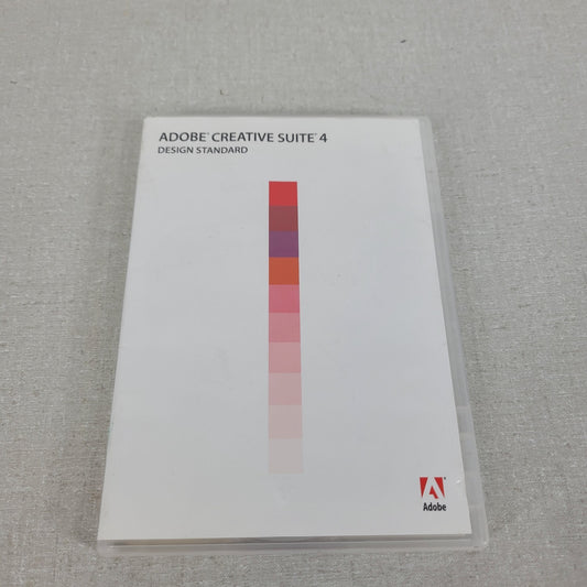 Adobe Creative Suite 4 mac Design Standard Application Content And Learning Cd