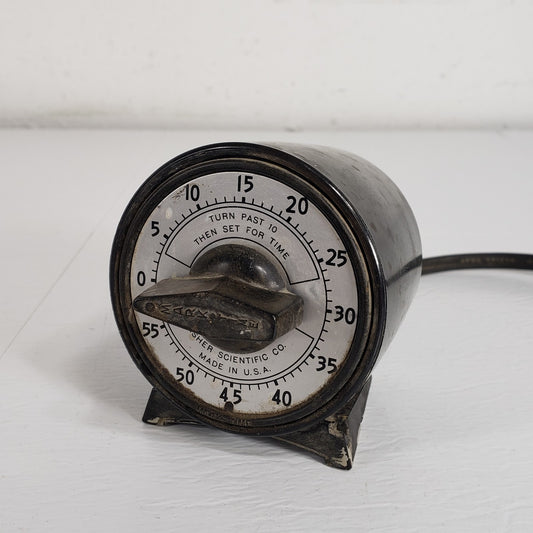 Tested Works Vintage Fisher Scientific 60 Minute Time Controller 2-Pin