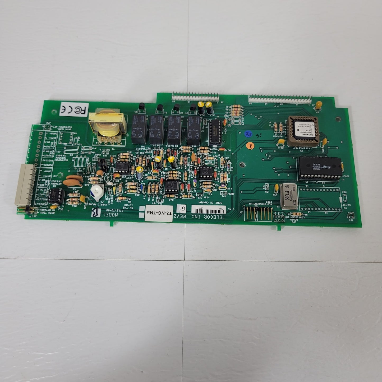 Telecor T3-NC-TNB Rev 5 Circuit Board Control Panel PCB Controller Nurse Call