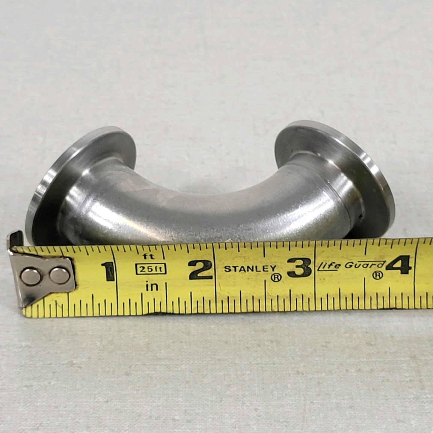 KF25 NW25 90-Degree Elbow High Vacuum Fitting ISO Flange Stainless Steel