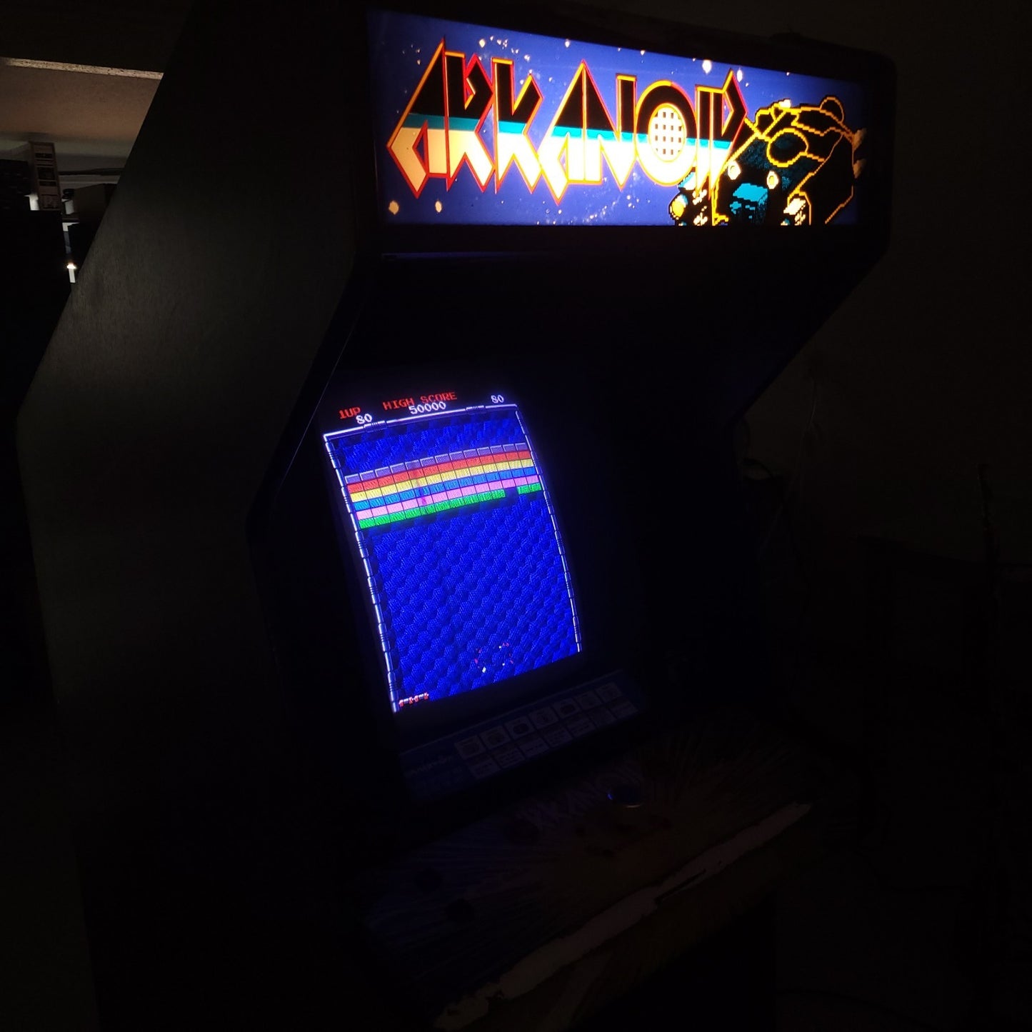 Vintage Taito Arkanoid Arcade Video Game Cabinet Machine 1986 Tested Working