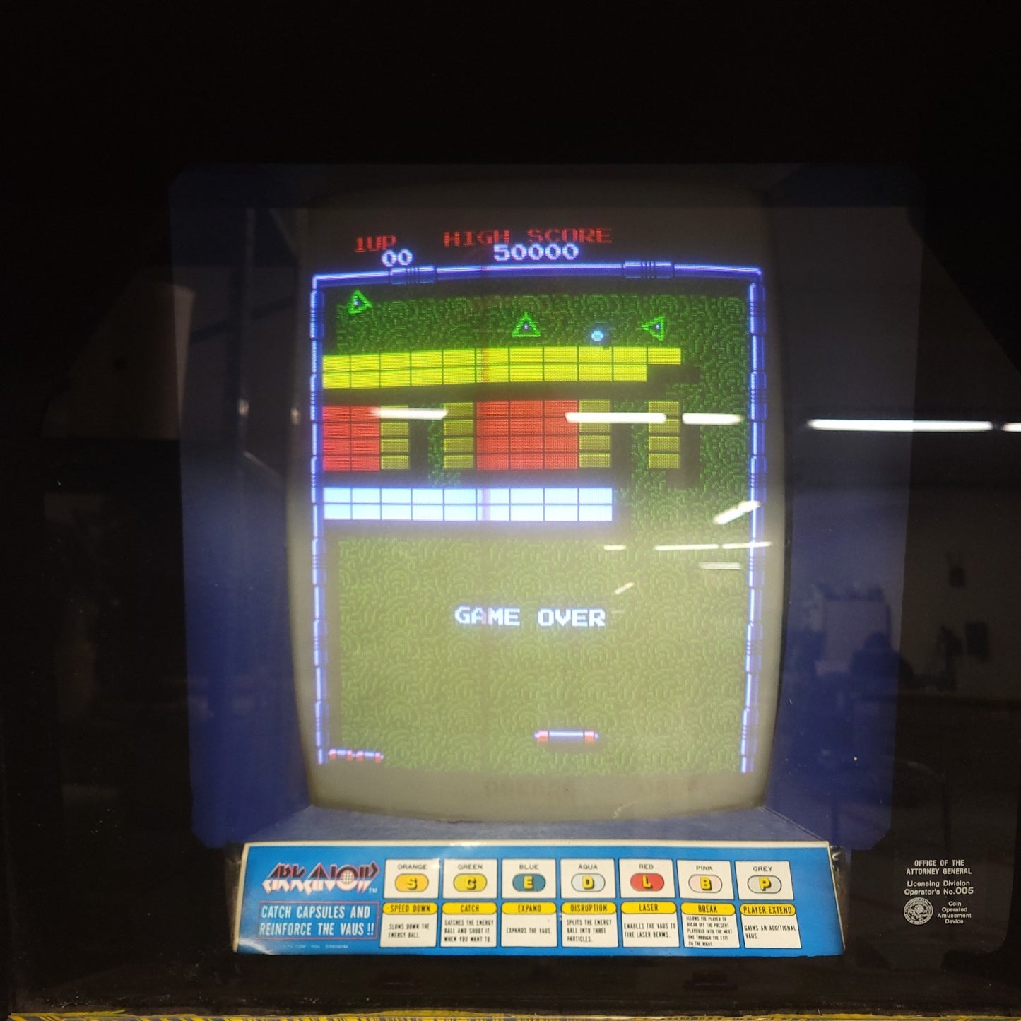 Vintage Taito Arkanoid Arcade Video Game Cabinet Machine 1986 Tested Working