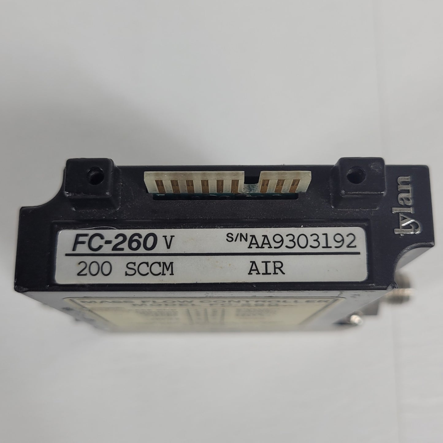 Tylan FC-260V 200SCCM Air Mass Flow Controller 150PSIG Flow Max MFC