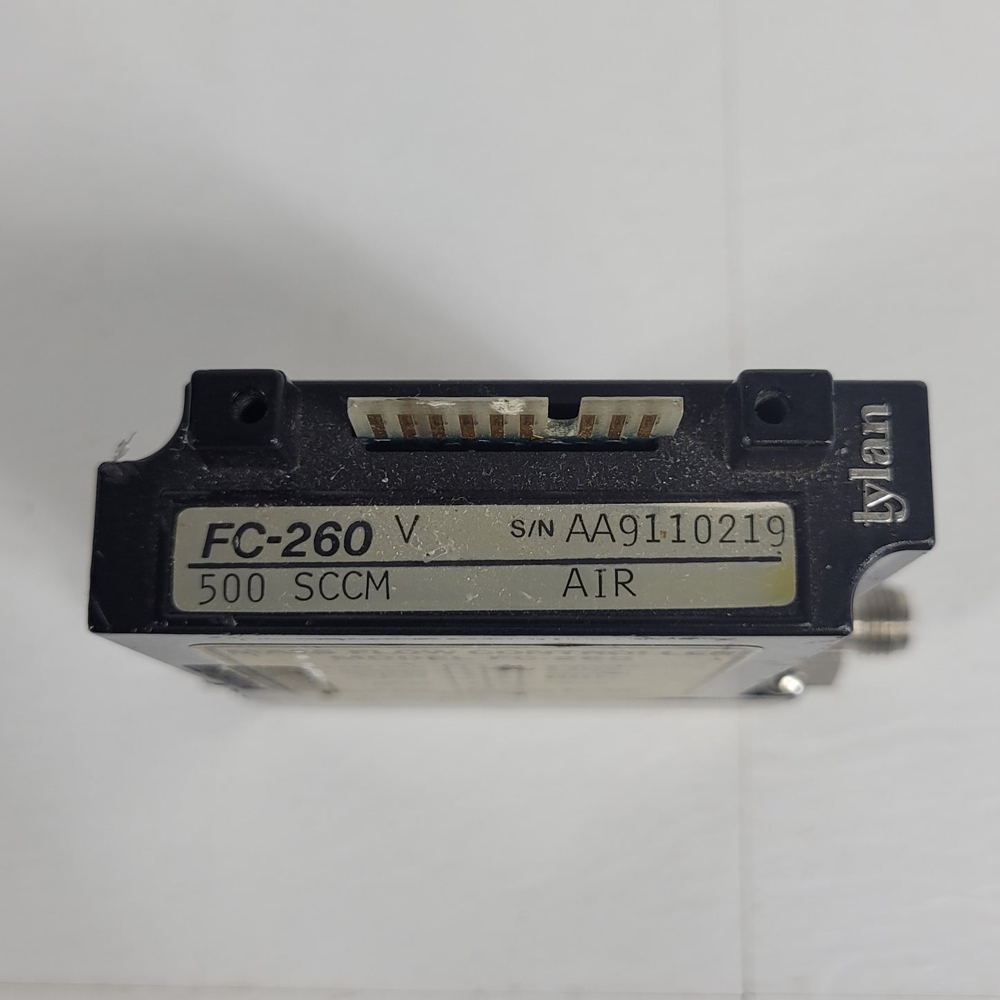 Tylan FC-260V 500SCCM Air Mass Flow Controller 150PSIG Flow Max elastomer-sealed