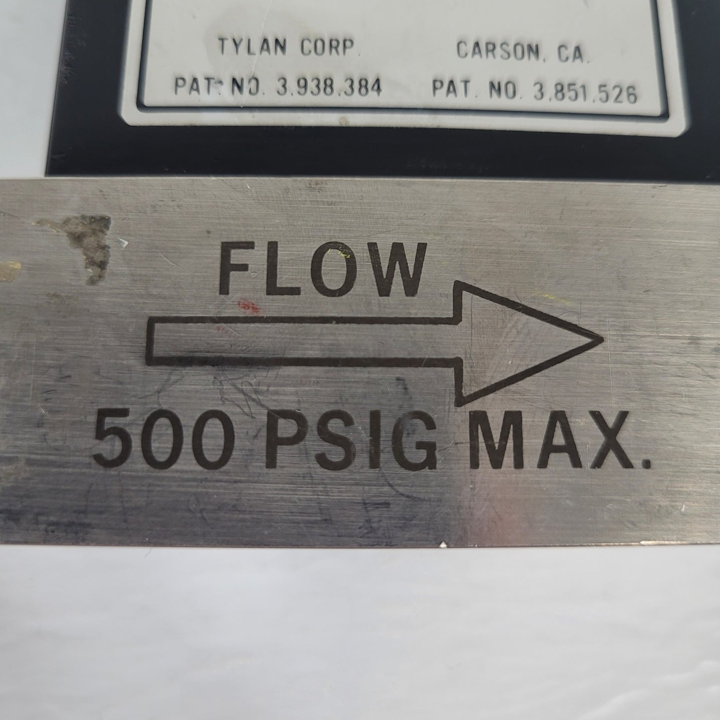 Tylan FM-361 20SLPM Air Mass Flow Controller 500PSIG Flow Max elastomer-sealed
