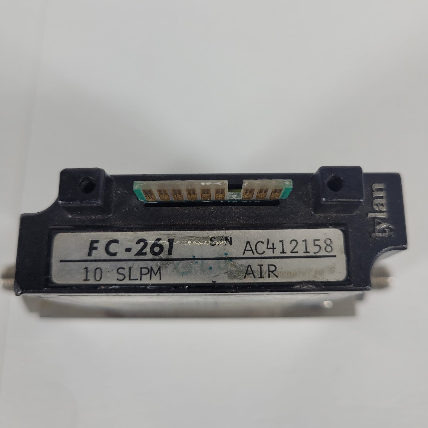Tylan FC-261 10SLPM Air Mass Flow Controller 150PSIG Flow Max elastomer-sealed
