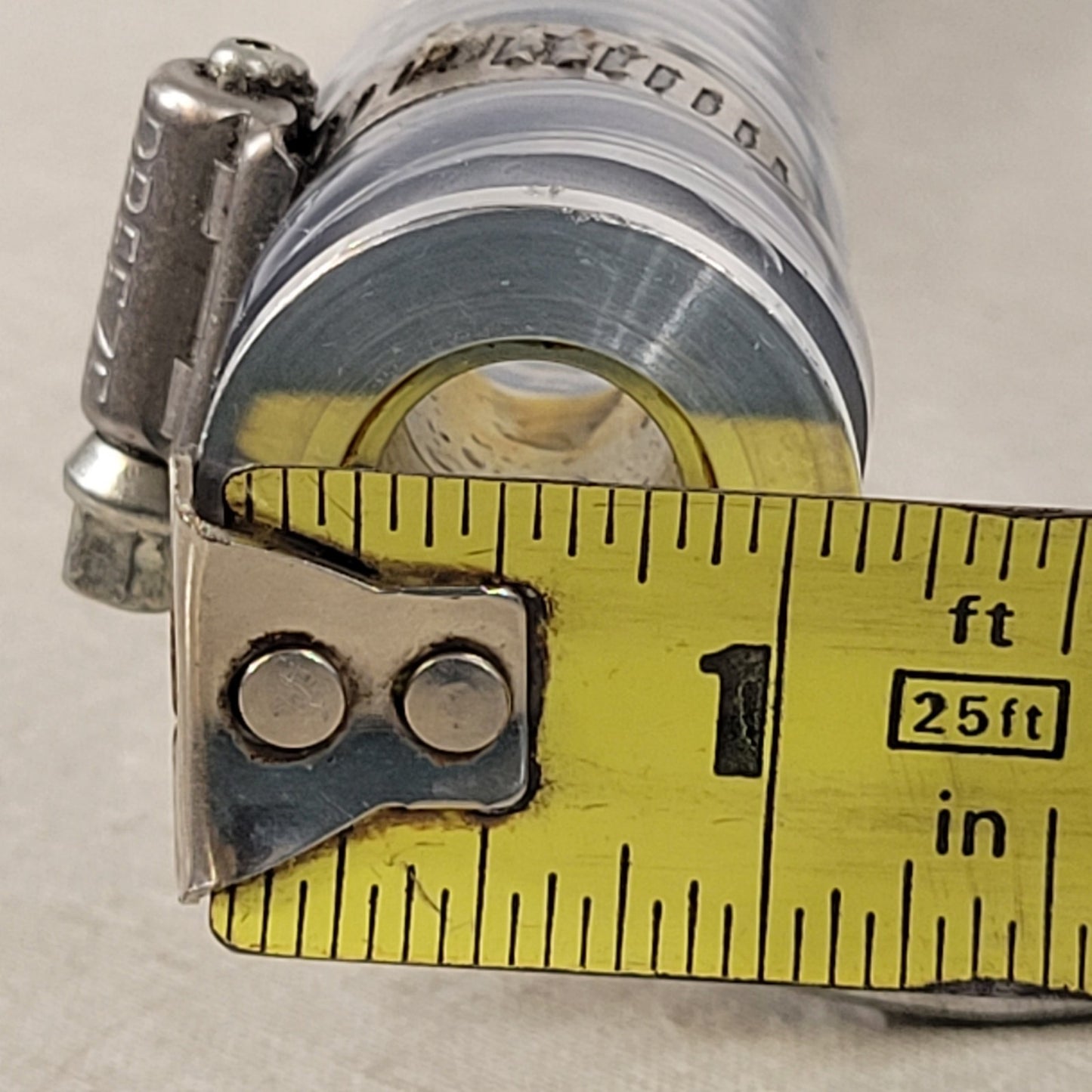 KF16 NW16 To KF25 NW25 ISO 56" Wire Reinforced Vacuum PVC Hose Polywire 3/4"