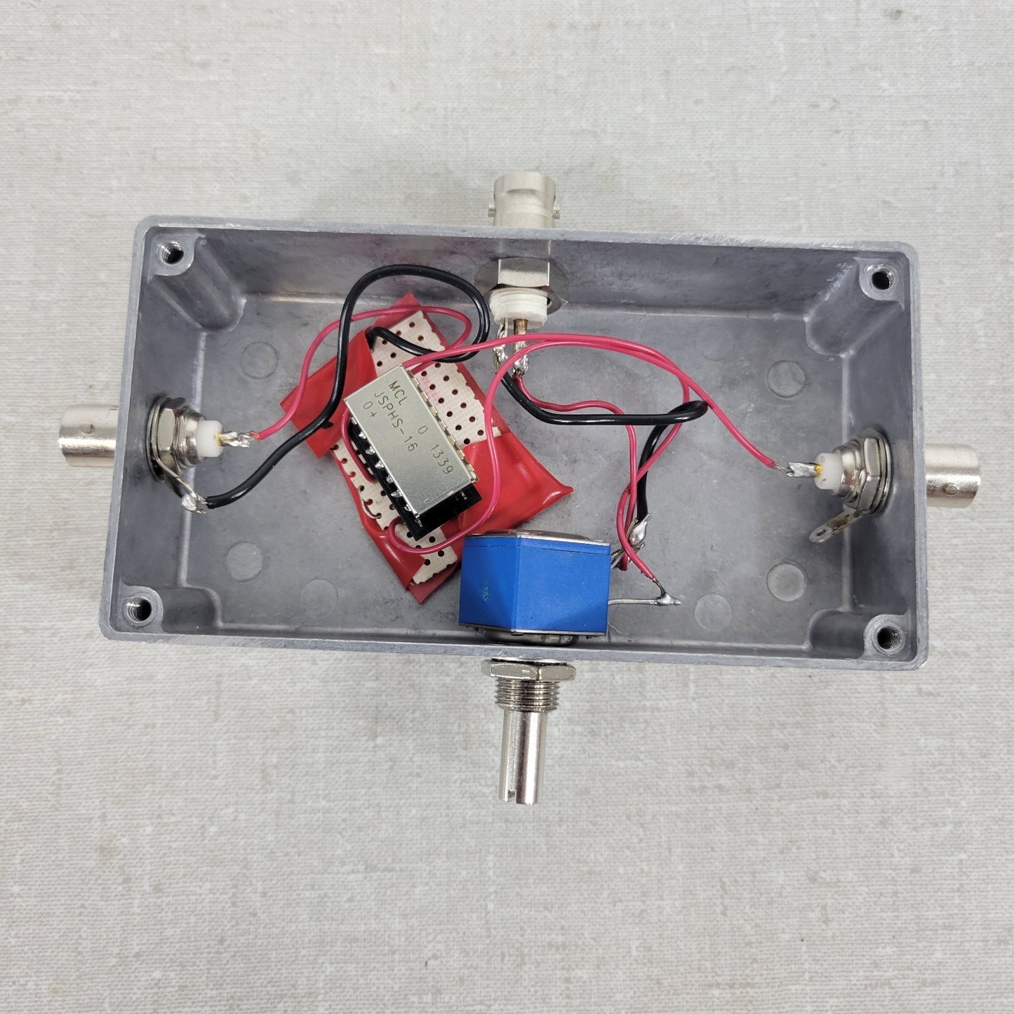 Minicircuits JSPHS-16 Phase Shifter 20V Input Max 8-12MHz 20dBm Max Adjust Knob