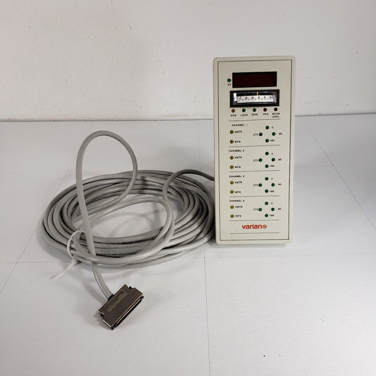 Varian 0099328005 XMTR WFG 4 Channel Display Readout Nuclear Magnetic Resonance