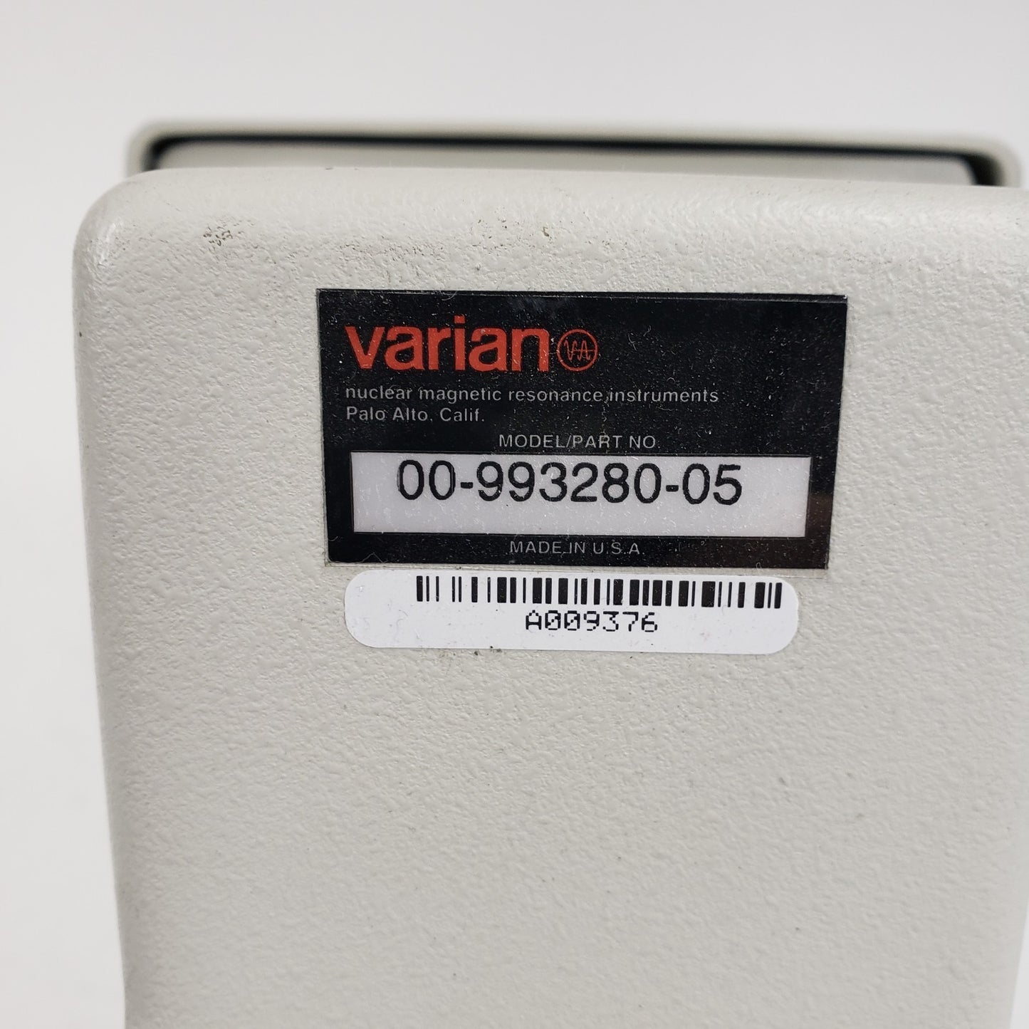 Varian 0099328005 XMTR WFG 4 Channel Display Readout Nuclear Magnetic Resonance