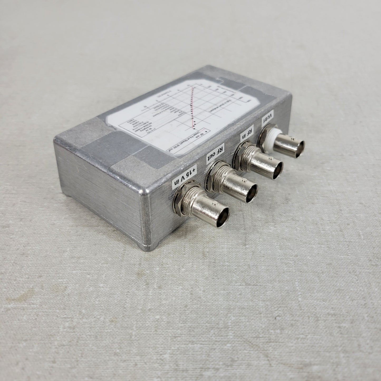 VGA Analyzer Module V-Ctrl 15V Max Input Voltage RF In Out AD8627 JFET Amplifier