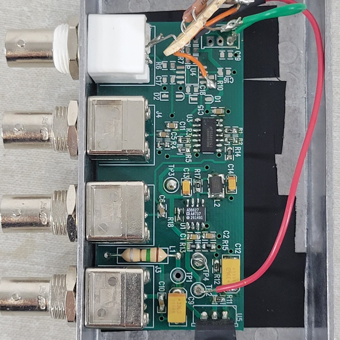 VGA Analyzer Module V-Ctrl 15V Max Input Voltage RF In Out AD8627 JFET Amplifier