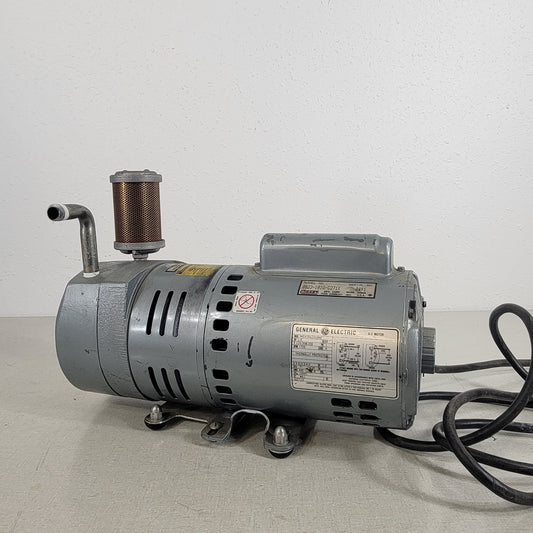 Gast 0823-101Q-G271X Vacuum Pump Compressor AC Motor GE 5KC47KG1533AX 1-Ph 120V