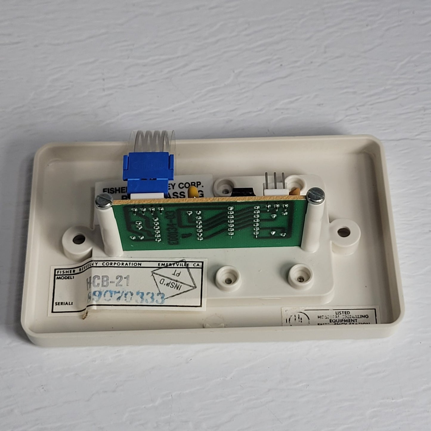 Fisher Berkeley HCB-21 Hospital Blue Code Press Signaling Button