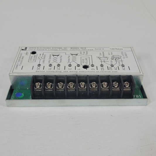 Jeron Electronic Systems 5010 Metal Door Mount Intercom Control Amplifier Panel