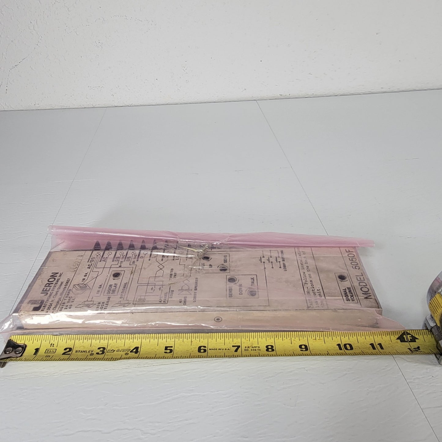 Jeron Electronic Systems 5050F Metal Door Mount Intercom Control Amplifier Panel