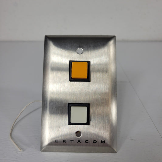 Fisher Berkley Ektacom NL-2B Patient Station Illuminated Two Push Button Switch