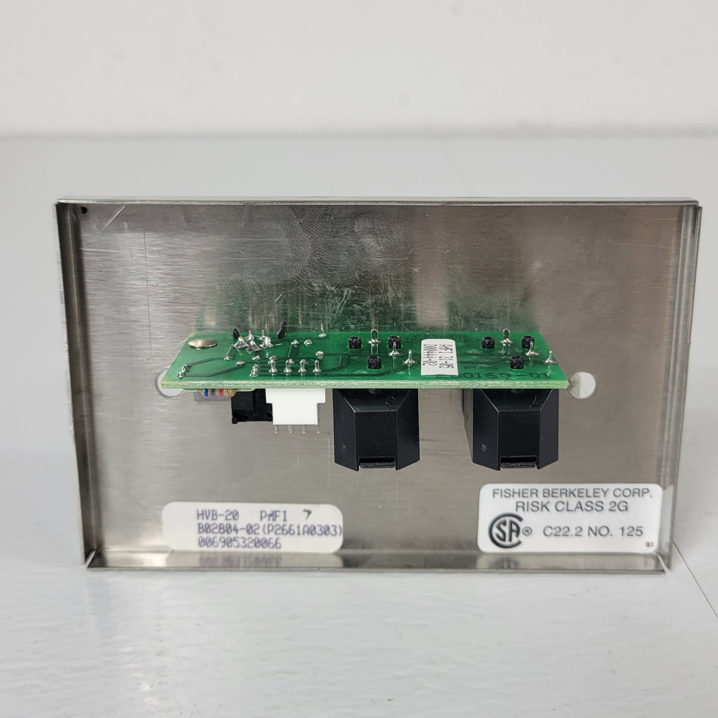 Fisher Berkely Ektacom HVB-20 Dual Patient Station Dual Lamps Reset Button