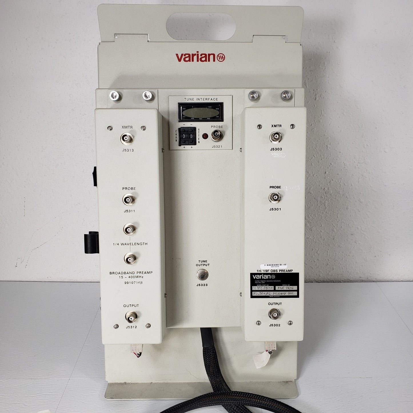 Varian NMR Tune Interface w/ Broadband Preamp and 1H/19F OBS Preamp 0190584100