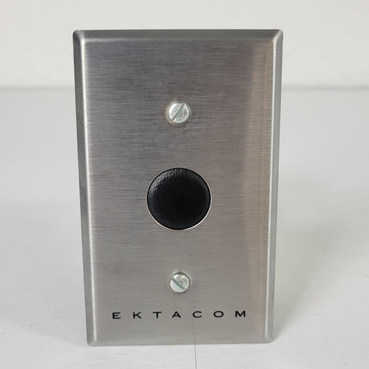 Fisher Berkley Ektacom HPCP-30 Single Push Button Stainless Steel Wall Plate