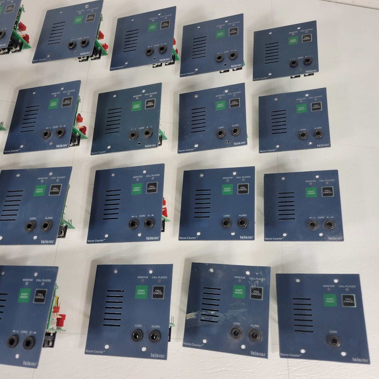 Lot Of 25- Telecor Nurse Courier 2 Way Room Stations NC2-R2  NC2-R2(A)  NC2-R1