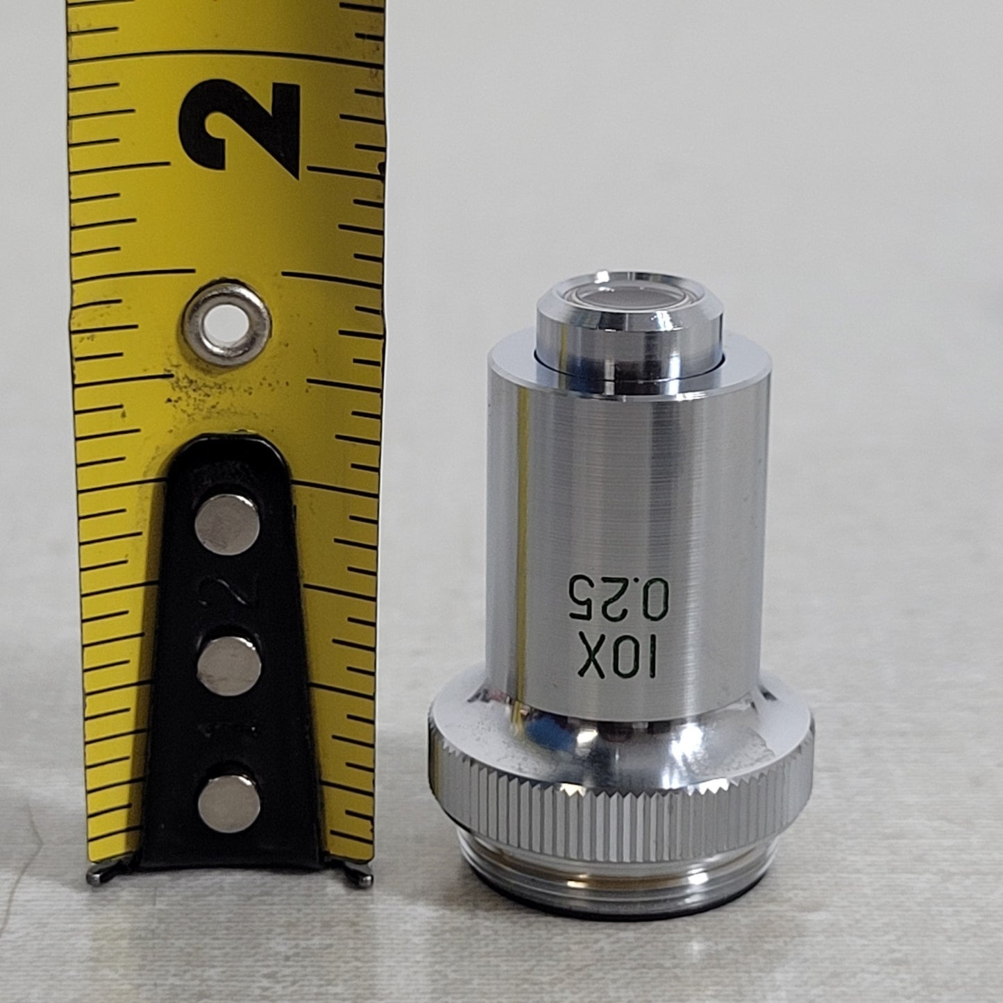 Microscope Objectives Set 5X & Two 10X Mag 20mm Thread Bases Ocular Lenses