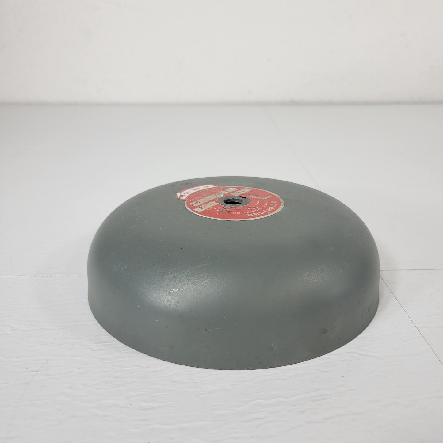 American Time and Signal Bell Cover Gong 60C Steel Body 6 Inch Diameter 87 DB