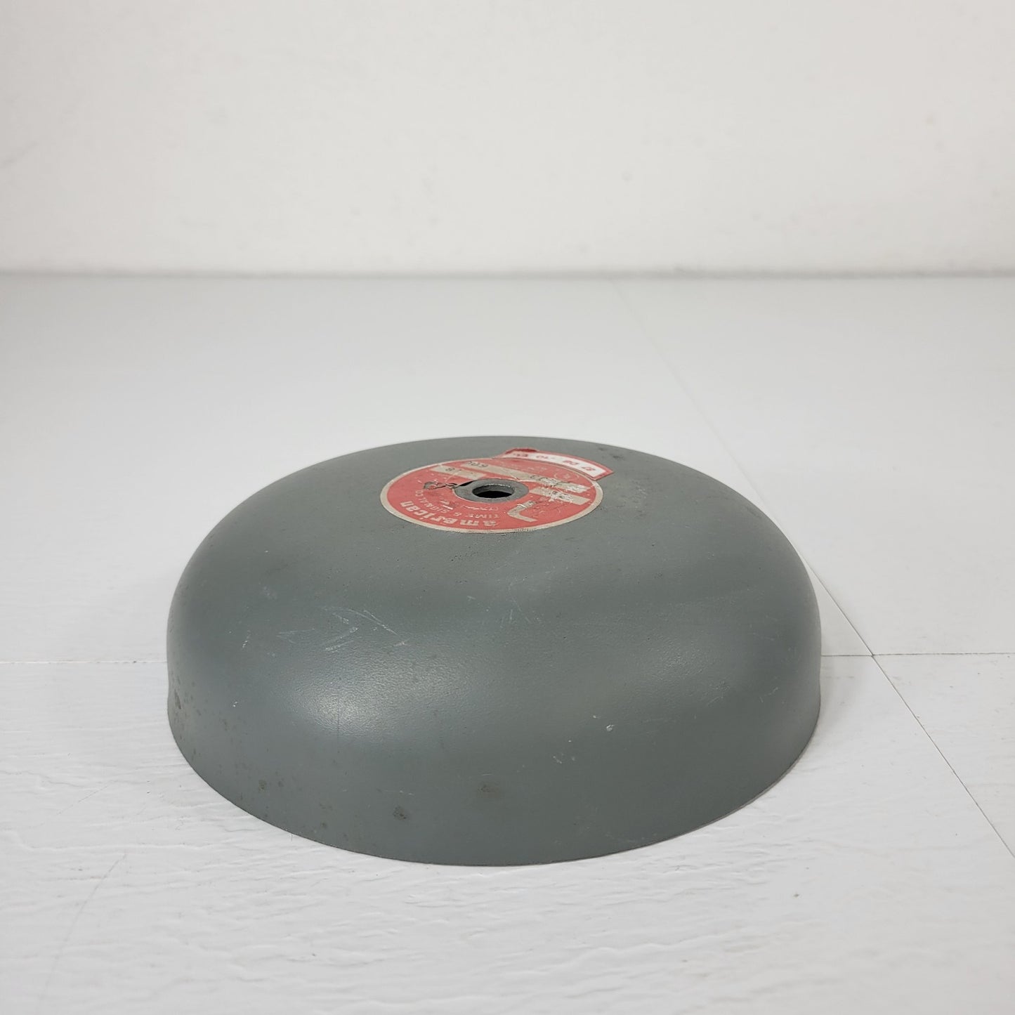 American Time and Signal Bell Cover Gong 60C Steel Body 6 Inch Diameter 87 DB