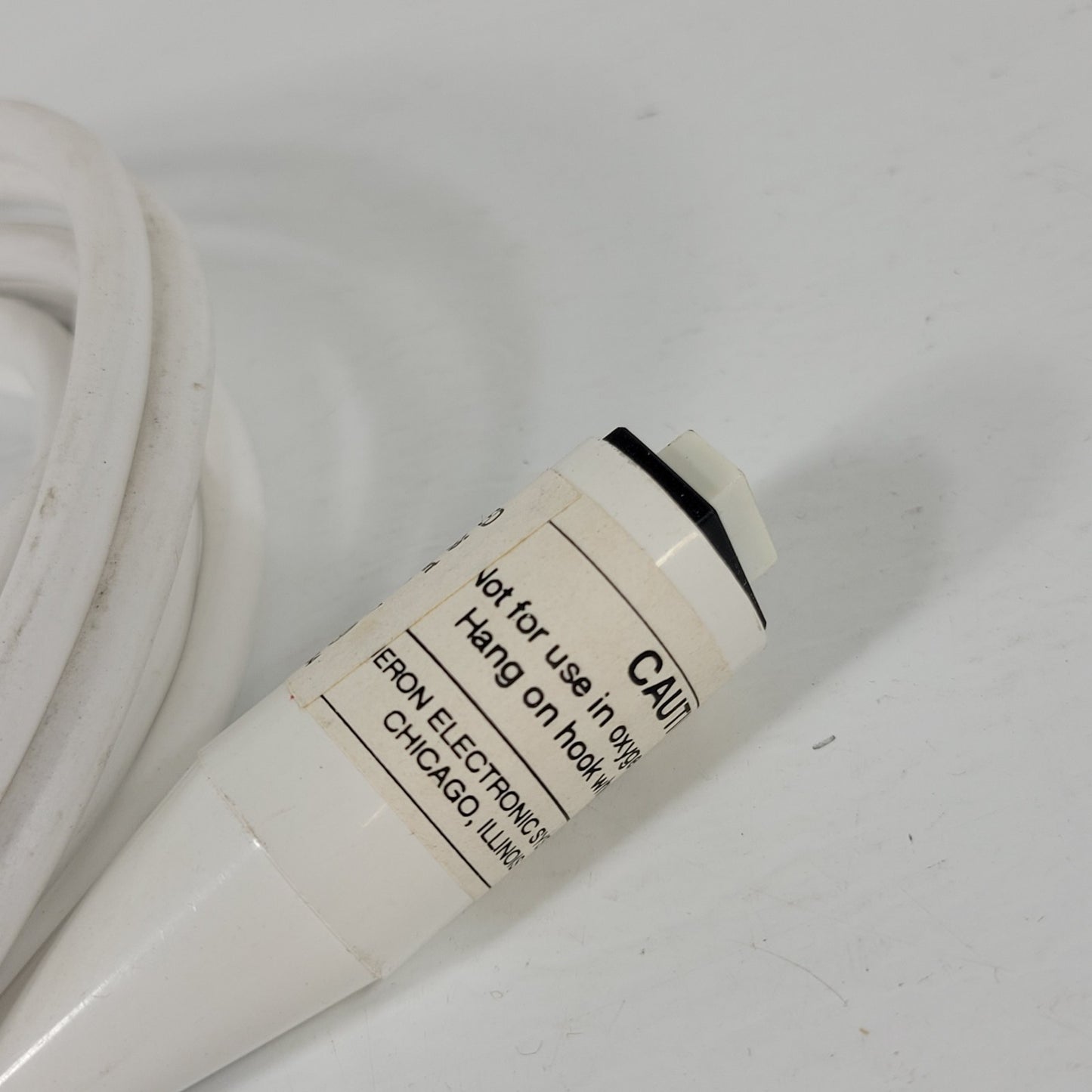 Jeron Electronic Systems Nurse Call Button Cord 10ft 7 Pin Connector Push Button