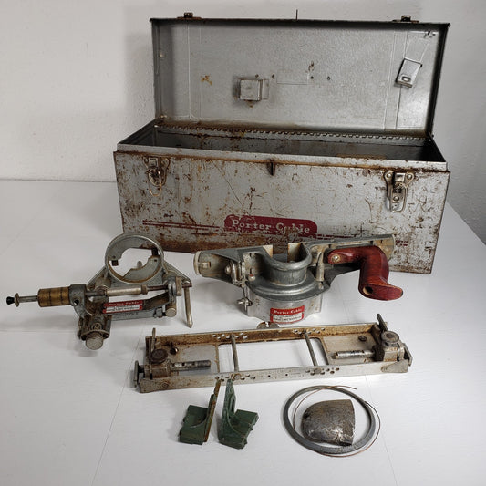 Vintage Porter Cable 1103 Router Accessory Kit Plane Cutter Grinder 11821 23734
