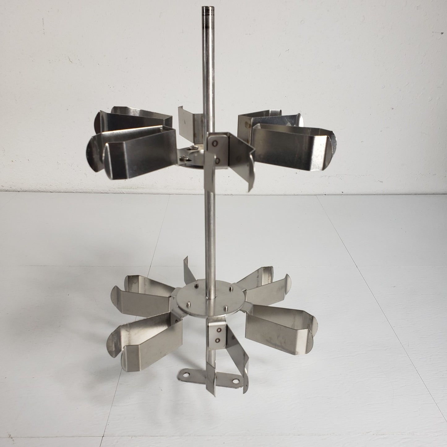 Lab Test Tube Rotator Mount Carousel 6-12 Holders for 1" Diameter Tubes