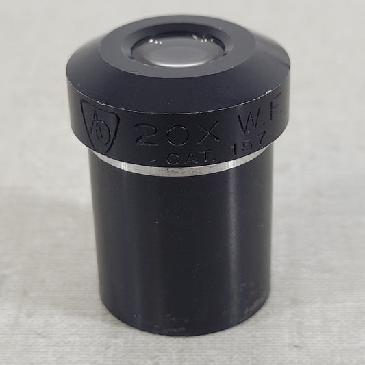 American Optical AO 20X WF 157 Microscope Eyepiece 23.5mm Optical Ocular Lens