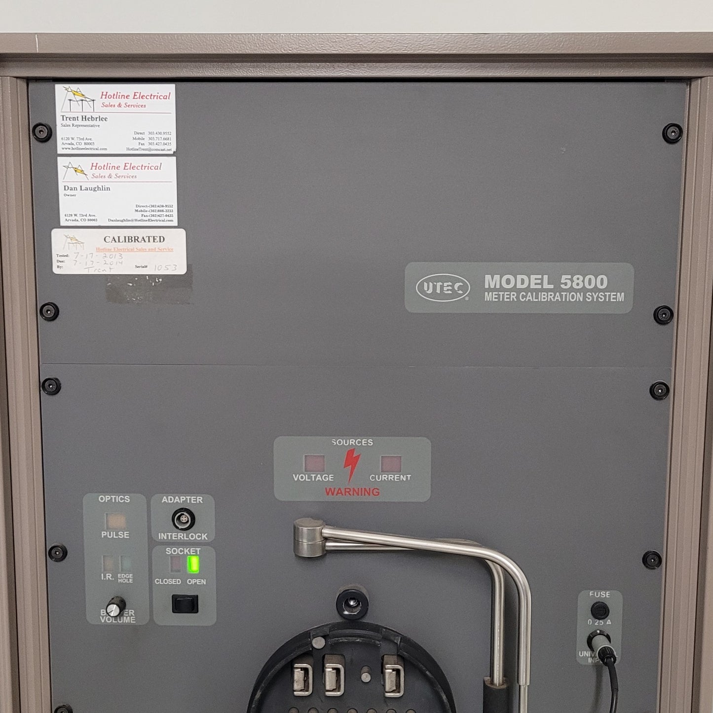 UTEC Utility Test Equipment 5800 Home Power Meter Calibration System 115V Tested