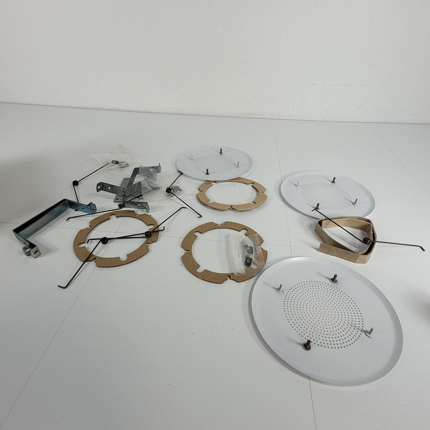 Lot Of Three 4" Speaker Gills And Hangers Ceiling Mount