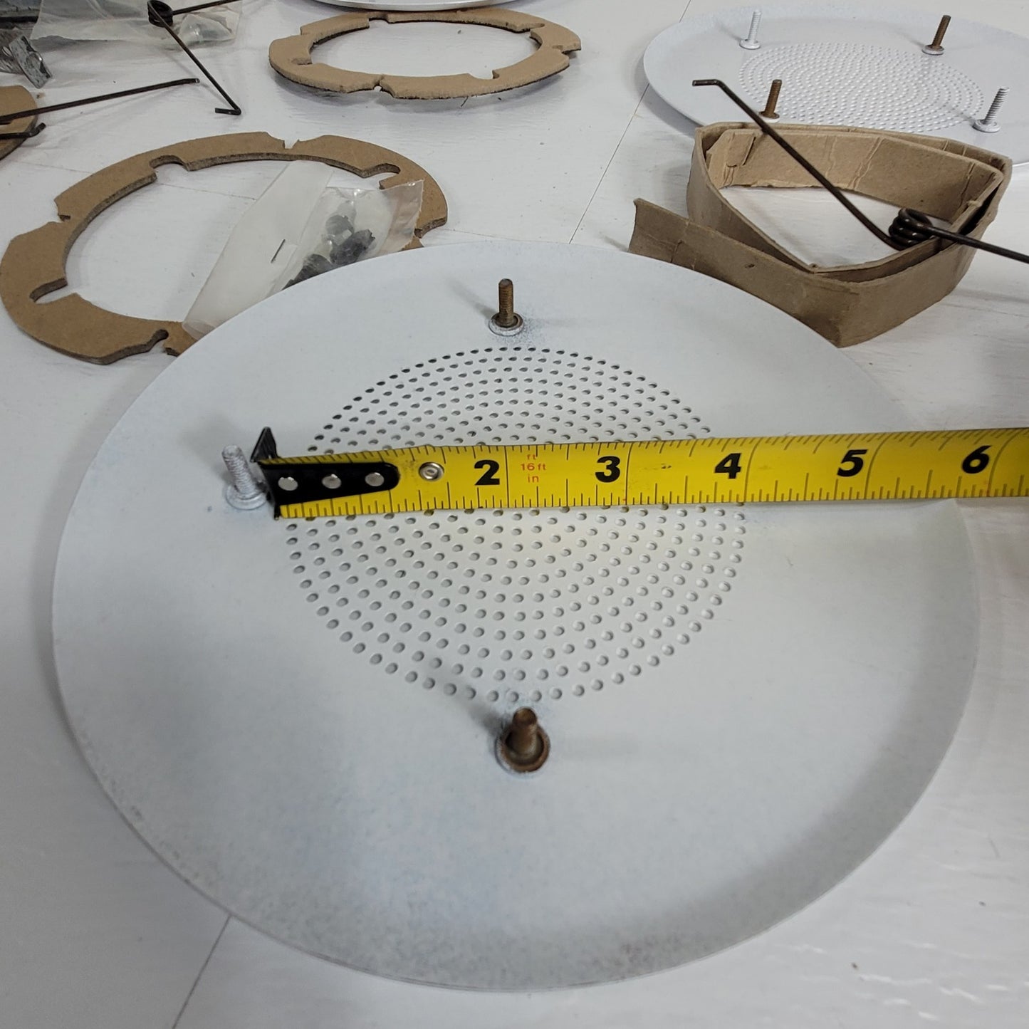 Lot Of Three 4" Speaker Gills And Hangers Ceiling Mount