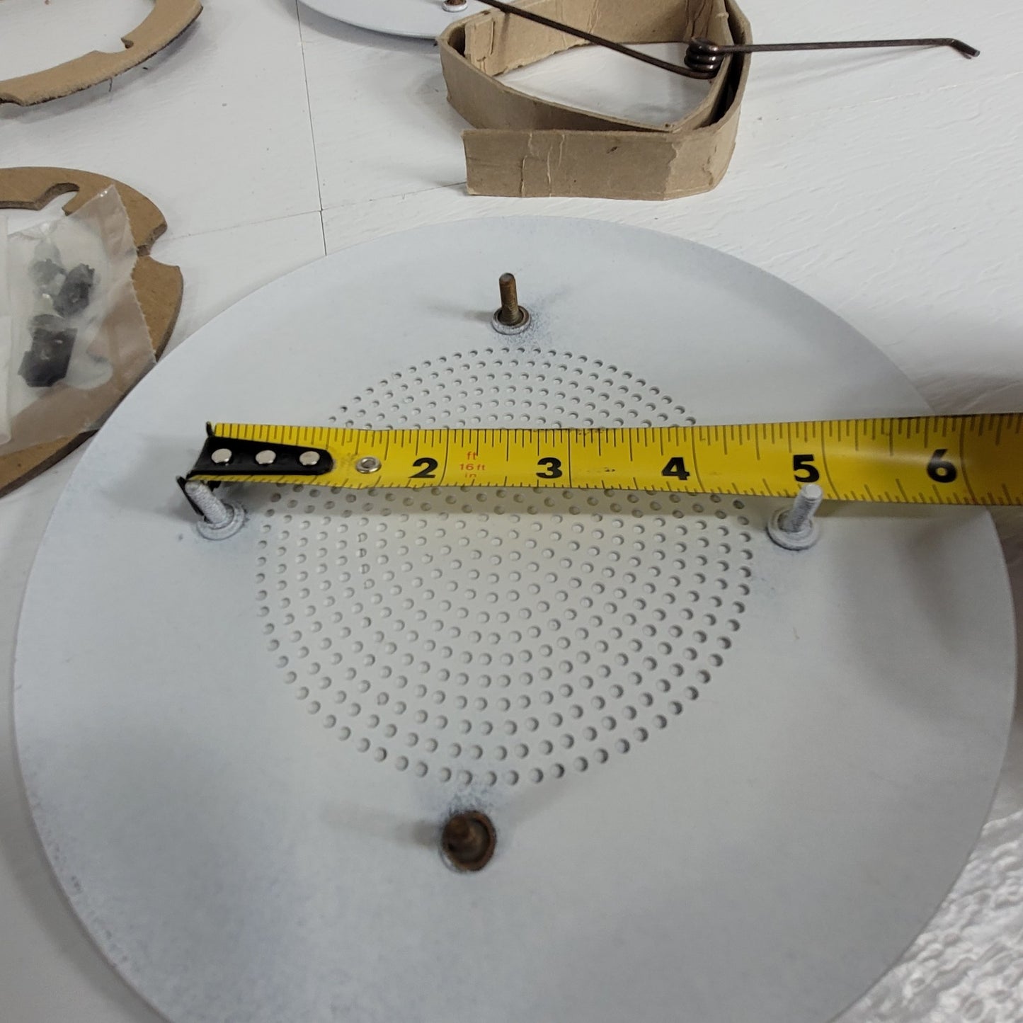 Lot Of Three 4" Speaker Gills And Hangers Ceiling Mount