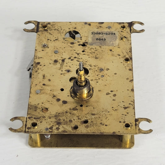 Vintage Synchron 33003-1294 0840 Gear Box Clock Mechanism Movement Assembly